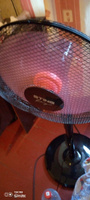 Вентилятор напольный STINGRAY ST-FN4101A с сеткой и таймером d 40 см, 50Вт, черный/красный #18, Гаврил М.
