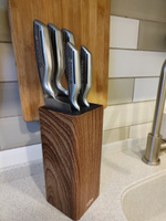 Подставка для ножей и ножниц для кухни с наполнителем LARA высота 22см универсальная #8, Анастасия М.
