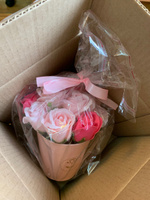 Букет из мыла, мыльных роз, подарок маме, цветы на 8 марта #28, Наталья В.