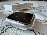 Защитный (противоударный) бампер на часы Apple watch / Пластиковый чехол на боковую поверхность для Apple watch (Эпл вотч) 7/8 Series, 45mm #17, Марина М.