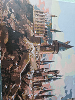 Картина по номерам, холст на подрамнике - Гарри Поттер Замок Хогвартс - Кино и Фильмы 30x40 см. #16, Дарья С.