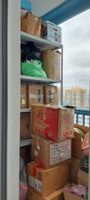 Стеллаж металлический усиленный MS Strong 2200x1000x600/6 полок на балкон, в гараж, на дачу, для офиса, склада, хранения вещей, инструментов, растений и рассады #49, Александр М.