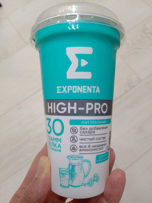 Напиток кисломолочный EXPONENTA HIGH-PRO, 250 г купить на OZON по ...