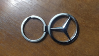Брелок для ключей металлический с эмблемой Mercedes ( Мерседес ) #6, Бабур О.