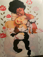 Картина по номерам Спящие красавицы среди цветов, 40 х 50 см #2, Алена Л.