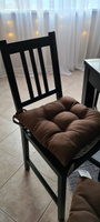 Подушка для сиденья МАТЕХ HAGA 40х40 см. Цвет коричневый, арт. 53-347 #4, Г М.