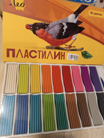 Набор пластилина ЛЕО "Ярко" классический, 18 цветов, для лепки и детского творчества, стек, 360 г. LBMC-0118 #23, Татьяна К.