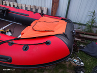 Средняя носовая сумка для лодки длиной 3.3-3.8м, оранжевая #30, Сергей Б.
