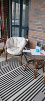 Подушка на стул Подушка на кресло для садовой мебели из ротанга Багама S 30x115, 54x54 см #2, Любовь С.
