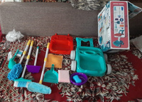 Набор для уборки детский WiMi, швабра игрушка и пластиковый совок в комплекте #54, Анна Л.