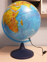 Глобус Земли Globen физический-политический, с LED-подсветкой, диаметр 40см. #71, Николай Г.