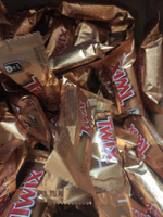 Конфеты шоколадные батончики Twix Minis, 1 кг / Печенье, шоколад, карамель #103, Ольга В.