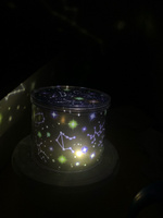 Ночник Проектор детский / Ночное звездное небо, детский светильник со сменными проекциями для сна, настольный с подзарядкой от USB #102, Юлия К.