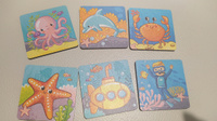 Настольная игра Детское деревянное "МЕМО Подводный Мир" для 1-4 игроков от 3 лет. #6, Нина