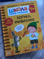 Развивающие книги с наклейками для детей 4+. Развивашки с заданиями. Школа Семи Гномов. 1 книжка активити / Набор из 4 шт. / Большой комплект из 3 наборов: Базовый курс, Мастерские, Активити | Денисова Даша #4, Ольга С.