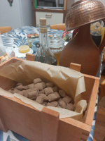 Конфеты ПОДУШЕЧКА молочная в какао-порошке / Карамель подушки, 1 кг, в коробке #2, Евдокия В.