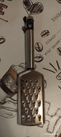 Тёрка крупная с ручкой Доляна "Fargo", размер 23,5х6х2 см, нержавеющая сталь #5, Татьяна К.