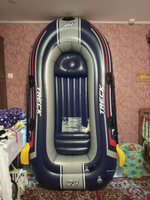 Лодка Bestway надувная Treck X2 255х127см трехместная 61068, весла(62015), ножной насос(62023), заплатка для ремонта, до 225кг #8, Светлана П.