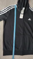 Толстовка adidas Sportswear Essentials French Terry 3-Stripes Full-Zip Hoodie #15, Большакова Ирина