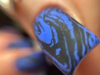 Лак для стемпинга ногтей Grattol плотный, быстросохнущий, краска для дизайна ногтей 02 черный, 6,5 мл #23, Полина С.