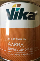 Алкидная эмаль, 127 вишневая 02, Vika (Vika-60) глянцевая 1К, 0.8 кг #116, Александр С.