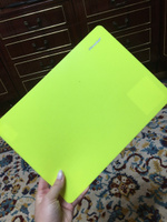 Доска / коврик для лепки Silwerhof Neon, А4, прямоугольная, пластик, желтая, толщина 1000 мкм #22, Анна Е.