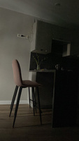 DecoLine Комплект полубарных стульев Ричи, высота сид. 62 см, велюр "антикоготь", 2 шт. #28, Милана П.