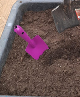 Совок посадочный цельнометаллический (фиолетовый), совок садовый, совок для посадки растений, лопатка, садовый инструмент. #26, Алёна Г.