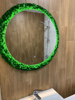 Зеркало круглое с подсветкой в ванную диаметр 50 см / сенсорная LED подсветка / зеркало на стену с подсветкой #5, Дмитрий Д.