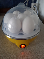 Электрическая яйцеварка на 7 яиц, автовыключение, цвет желтый #8, РАИСА И.