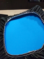 Подушка (чехол) на табурет, 2 шт. в комплекте квадратная на резинке 32х32 см. Коричневый ромбик #70, Лилия Г.
