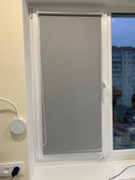Рулонная штора PIKAMO светонепроницаемая 62*170 см, цвет: серый, Блэкаут / Blackout рулонные шторы для комнаты для кухни для спальни жалюзи #48, Бондарева А.