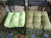 Подушка для сиденья МАТЕХ VELOURS LINE 40х40 см. Цвет фисташковый, арт. 37-224 #97, Irina З.