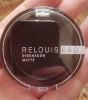 RELOUIS Тени для век PRO Eyeshadow MATTE тон 17 CARBON 3г #61, инга