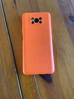 Апельсиновый Soft Touch чехол класса Премиум - ХIАОМI ПОКО X3 / X3 PRO / X3 NFC #71, Антон Г.