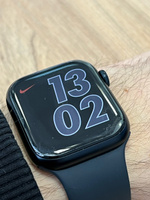 Защитная гидрогелевая пленка для смарт часов Apple Watch Series 7, 8, 9 45mm (6 штук) / Противоударная глянцевая гидропленка для Эпл Вотч 7, 8, 9 45мм / Самовосстанавливающаяся гелевая бронепленка #117, Илья Е.