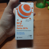 Dry extra forte 30% дезодорант, антиперспирант, роликовый, дезодорант женский, мужской, драй драй, на спиртовой основе Витатека 50мл #16, Анастасия Е.