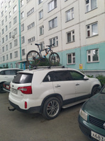 Велокрепление Inter алюминиевое для перевозки велосипеда на крыше автомобиля / Багажник для велосипеда алюминиевый на крышу автомобиля #1, Петрищев Максим