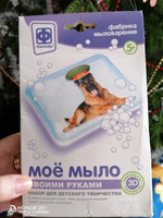 Набор для изготовления мыла детский с картинкой Фантазёр "Мое мыло Собака в фуражке" #8, Елена