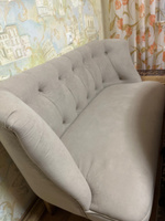 Brendoss Прямой диван, механизм Нераскладной, 150х70х83 см,бежевый, коричневый #32, Оксана Ф.