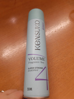 KENSUKO Лак для волос Сверхсильная фиксация (без отдушки) 250 мл #4, ольга ш.