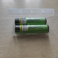 Аккумулятор Liitokala 18650 Li-ion 3400 mAh защищенный 2 шт, выпуклый на плюсе, Набор из двух батарей в кейсе #46, Денис У.