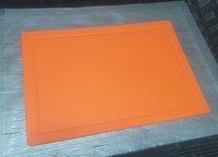 Доска разделочная TIMA из полиуретана 36x25см оранжевая #16, Anna F.