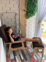 Кресло и пуф для ног CHILL для отдыха в гостиную #15, Эльза Ф.