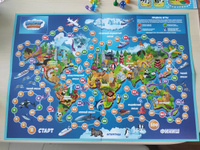 Настольная игра для детей ходилка "Вокруг Земли". Игровое поле - карта мира #19, Ксения т.