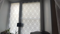 Рулонные шторы 40 см x 160 см Серый Ампир DECOFEST (Мини) #83, Елена Л.