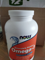 NOW Омега 3, рыбий жир, Omega-3 для здоровья сердца и сосудов, для печени, для укрепления иммунитета, omega 3 fish oil 1000мг., 500 капсул. #25, Елена У.