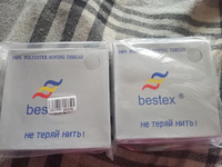 Набор ниток для шитья 40/2 универсальные Bestex 10 шт*400 ярд (365,6 м), цвет 200 черный #61, Лариса М.