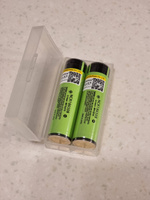 Аккумулятор Liitokala 18650 Li-ion 3400 mAh защищенный 2 шт, выпуклый на плюсе, Набор из двух батарей в кейсе #40, Вячеслав