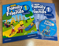 Family and Friends 1. КОМПЛЕКТ: Учебник + Рабочая тетрадь + CD/DVD ...